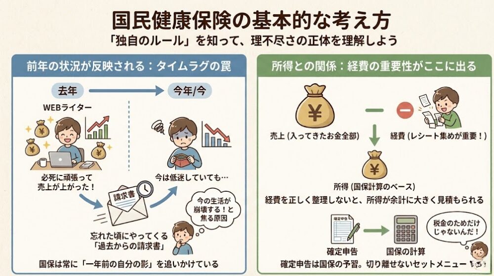 WEBライターを襲う「国保の通知」の仕組み