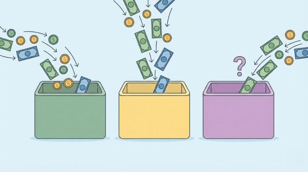 準備② お金の流れを箱で分けて考える