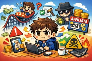 【副業】アフィリエイトは危ない？やめた方がいいと言われる理由をADHDライターが徹底解剖